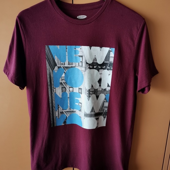 OLD NAVY Soft-Washed New York Graphic Tee for Men (M) - Picture 1 of 5